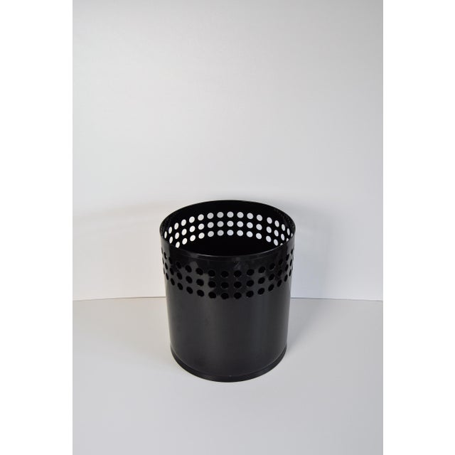 Contemporary Black RM Wastebasket by Richard Müller, Denmark, 1970s For Sale - Image 3 of 9