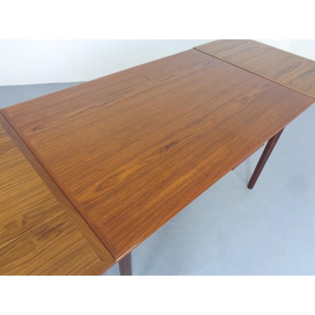 Extendable Teak Dining Table by HS Møbler, 1960s For Sale - Image 15 of 18