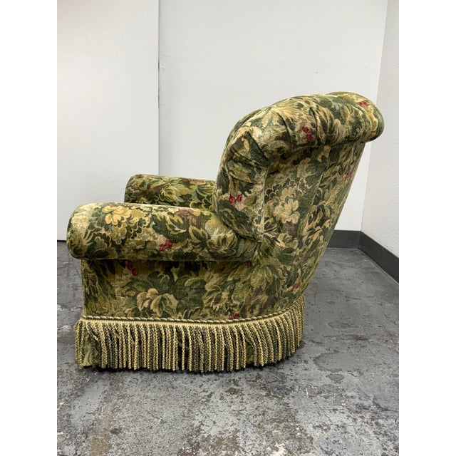 Summer Hill LTD Floral Upholstered Armchair For Sale - Image 4 of 12