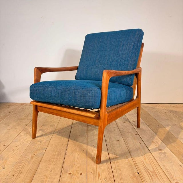 Wood Teak Armchair by Illum Wickelsø, 1960s For Sale - Image 7 of 7