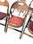 Set of 6 Vintage Acme Chair Company Walnut Folding Chairs + 2 Parts Chairs For Sale In Los Angeles - Image 6 of 12