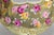 Antique Japanese Nippon Hand Painted Porcelain Gold Gilt Handle Moon Basket Vase For Sale - Image 15 of 17