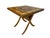 1970s Adjustable-Height Folding Marquetry Table, Don Shoemaker Style For Sale - Image 10 of 13