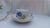 Mid-Century Modern Vintage Porcelain Coffee & Tea Trio Set with Hand-Painted Blue Anemone from Meissen , 1970, Set of 3 For Sale - Image 3 of 10