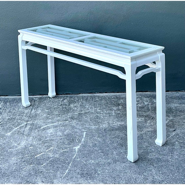 Vintage Ming Console Table For Sale - Image 9 of 12