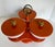 Mid-Century Modern 1960s Mid-Century Modern Space Age Rotating Condiment Server With Fire-King Milk Glass Bowls For Sale - Image 3 of 11