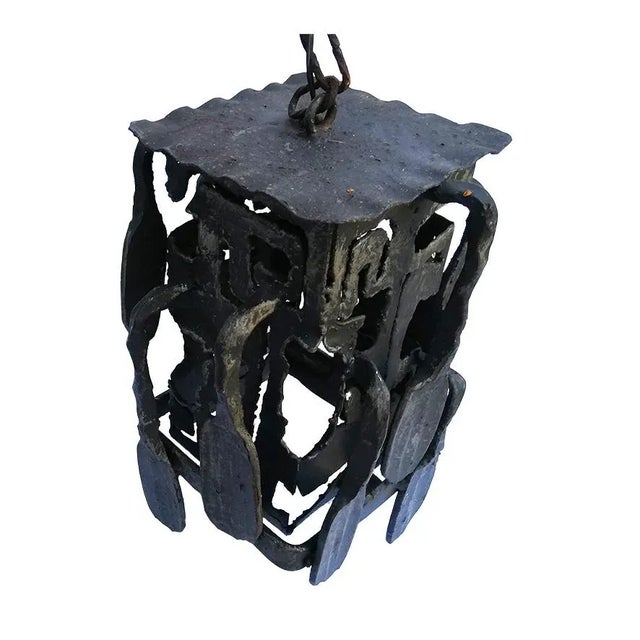 Brutalist Chandelier by Gianfranco Romagna, 1970s For Sale - Image 9 of 16