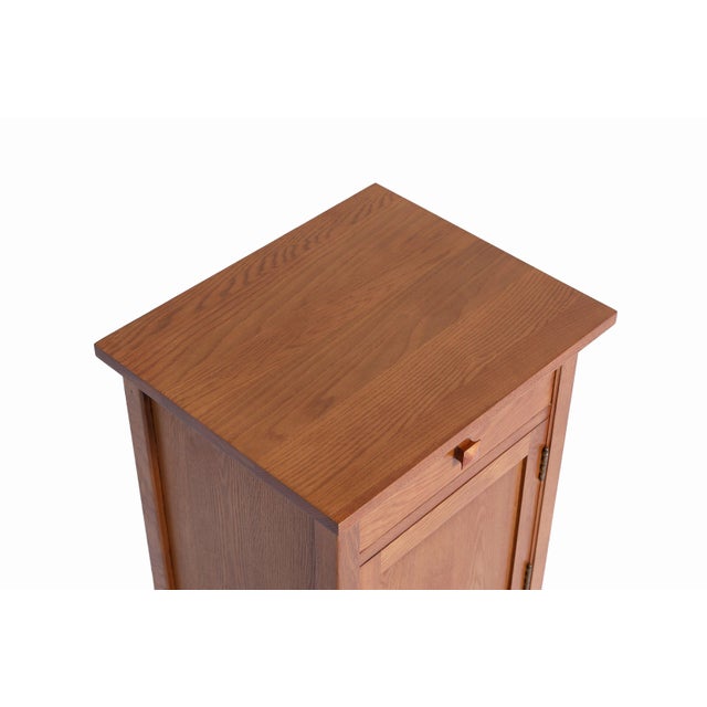 2020s Mission 1 Door 1 Drawer Nightstand - Michaels Cherry For Sale - Image 5 of 10