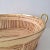 Mid-Century Modern Oval Serving Basket in Rattan and Brass, 1970s For Sale - Image 3 of 13