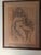 Mid-Century Modern Mid 20th Century Signed Original Charcoal/Pencil Drawing on Paper by Charles Salerno For Sale - Image 3 of 4