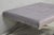 Metal Contemporary Modern Brushed Chrome Frame X-Form Purple Tufted Bench Ottoman For Sale - Image 7 of 13