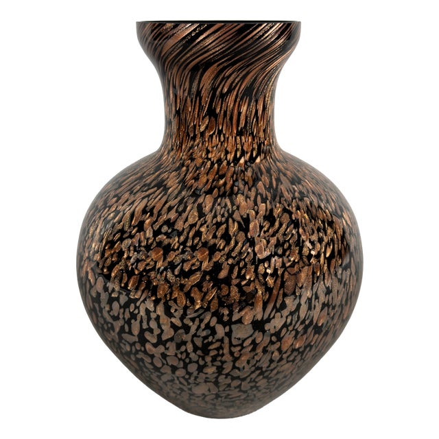 Vintage Murano Glass Vase, 1970 For Sale