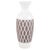 1960s Tall Vase in Glazed Faience with Caro Pattern from Gabriel, Sweden, 1960s For Sale - Image 5 of 5