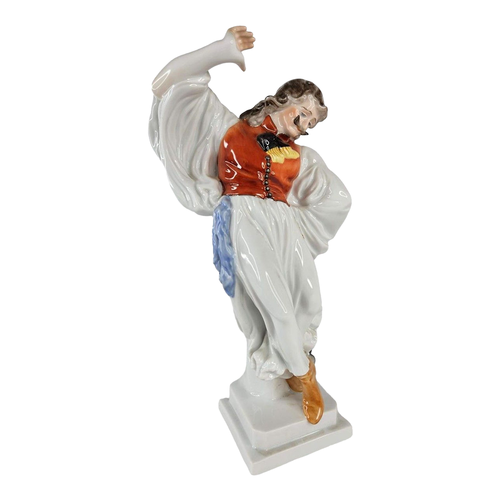 1950s Herend Dancing Man Figurine – Hand Painted Hungarian