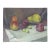 Early 20th Century Pears Plums Still Life Fruit Painting For Sale