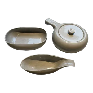 1950s Russel Wright Steubenville Serving Pieces- 3 Pieces