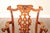 Georgian Style Set of Eight Carved Mahogany Dining Chairs For Sale - Image 11 of 12