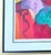 Wood Impressive Hand-Signed Itzchak Tarkay Serigraph - Seated Lady in Purple - Limited Edition 75/350 For Sale - Image 7 of 13