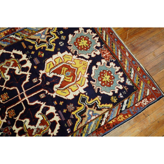 19th Century Large Scale Caucasian Shirvan Karaghashli Full Pile Rug - 4' x 9'7" For Sale - Image 4 of 18
