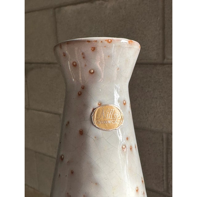 Mid-Century Modern 1940s Jerk Werkmäster for Nittsjö Vase For Sale - Image 3 of 12