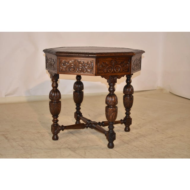 19th Century French Octagonal Side Table For Sale - Image 10 of 10