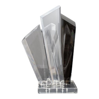 Hivo Van Teal Geometric Lucite Sculpture For Sale