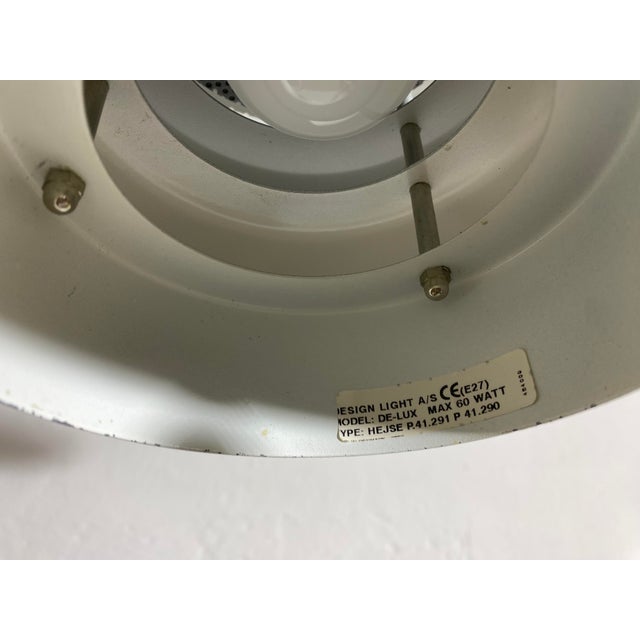 Gray Scandinavian Pendant Lamp in Metal For Sale - Image 8 of 18