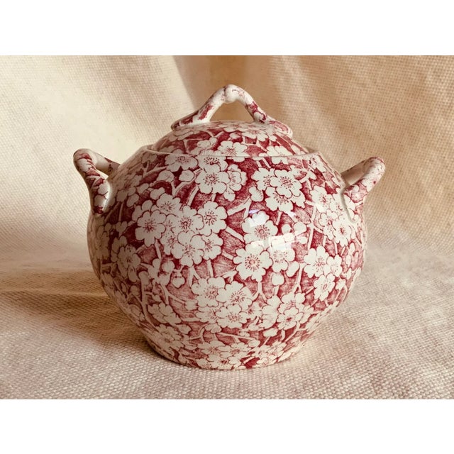 Ceramic Antique Staffordshire Child's Tea Set, British Anchor Pottery, Apple Blossom Pattern, Circa 1850 For Sale - Image 7 of 12