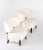 Ivory white velvet easy chairs by Otto Schulz, Boet, Sweden, 1940s. Reupholstred and restored, excellent condition. This...