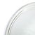 Art Deco Streamlined Machined Age Minimal Round Reversed Etched & Beveled Mirror For Sale - Image 9 of 12
