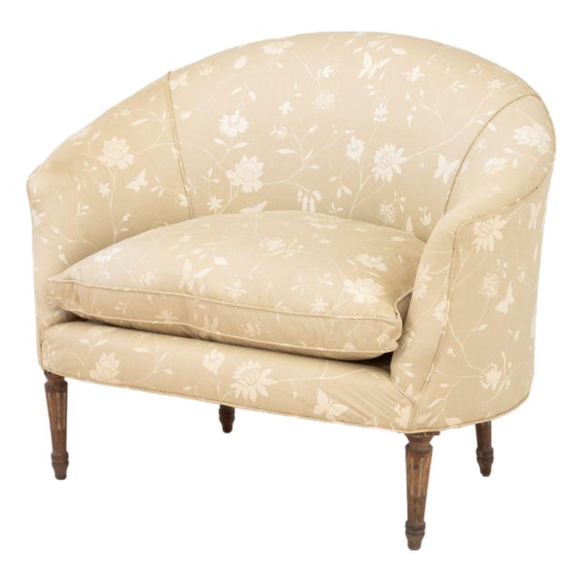 Brunschwig & Fils Upholstered Lounge Chair For Sale