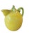1990s Vintage Lemon Shaped Yellow Green Leaves Made in Japan Pitcher For Sale - Image 5 of 6