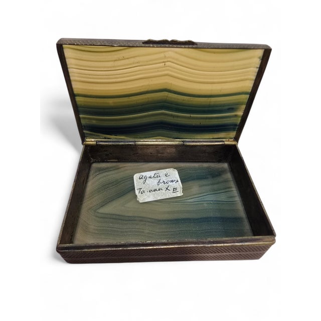 Gold Agate Box with Gilt Bronze Mounts, 1870s For Sale - Image 8 of 11