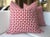 Schumacher “Betwixt” Magenta Pillows - a Pair For Sale - Image 4 of 4