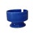 Mid-Century Modern Vintage Retro Personal Ashtray Ceramic Blue by Fitz and Floyd Deep Bowl - MCM For Sale - Image 3 of 10