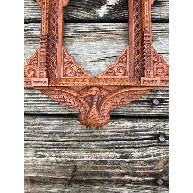 Traditional Nepalese Royal Kumari Window Frame Picture Frame For Sale - Image 3 of 10