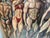 Mid-Century Pop Art Oil Painting Bodybuilders on Beach For Sale - Image 6 of 11