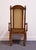 High End Vintage Solid Oak Rustic European Dining Arm Chair For Sale In Kansas City - Image 6 of 8