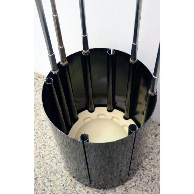 Black Drive Coat and Umbrella Stand from Velca, 1970s For Sale - Image 8 of 9