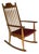 In Style of Eg Møbler Razorblade Oak Rocking Chair Danish Mid-Century Modern 1960s For Sale