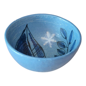 Vintage Wildweed Aspen Blue Studio Pottery Bowl