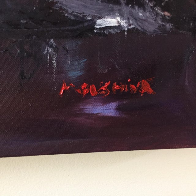 2020s Original Oil Painting of a Black Woman Curiosity of Beauty by Marina Movshina For Sale - Image 5 of 7