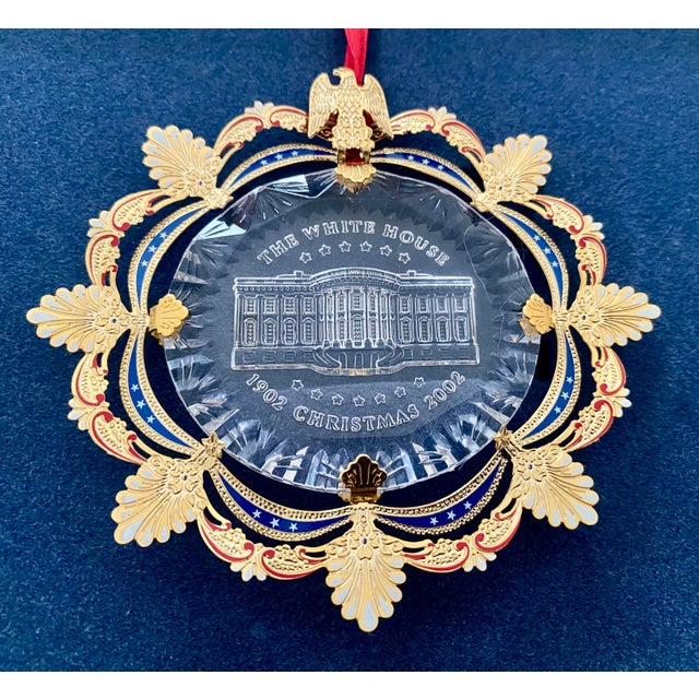 Vintage 2002 Official White House Historical Association Christmas Ornament - The East Room Centennial (New in Box) For Sale - Image 4 of 13