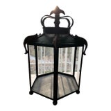 1980s Tole Metal Pedestal or Display For Sale