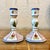 Henriot Quimper Pair of Vintage Henriot Quimper French Faience Candlestick Holders For Sale - Image 4 of 10