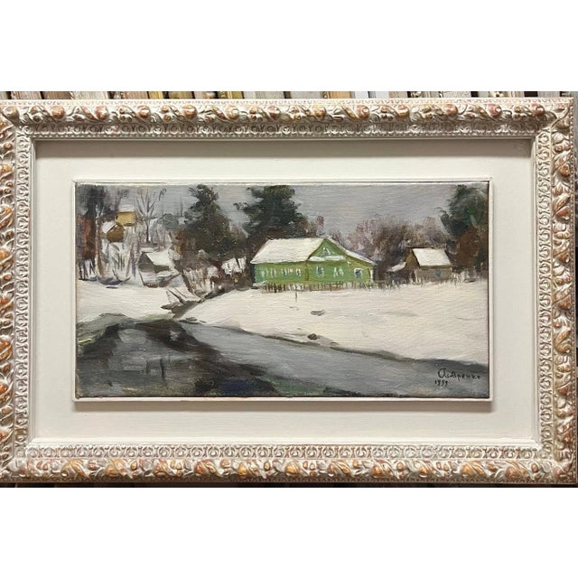 Boris Lavrenko, Green House in the Woods, 1993, Oil Painting For Sale - Image 7 of 7