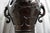 Late 19th Century Monumental Japanese Patinated Bronze Crane Floor Vase With Shishi Lion Handles | Meiji Style For Sale - Image 5 of 12