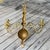 Brass Brass Double Arm Wall Candle Sconces in Williamsburg Style - A Pair For Sale - Image 8 of 10