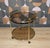 Metal Round Gilt Chrome-Plated and Smoked Glass Serving Trolley, 1970s For Sale - Image 7 of 7