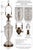 An exceptional coordinated set of three substantial hand-cut lead-crystal table lamps, made in Yugoslavia and newly...